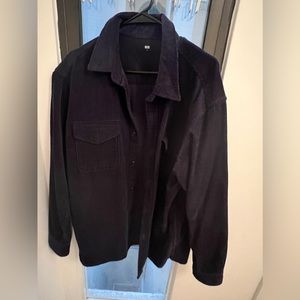 Uniqlo corduroy shirt, dark blue